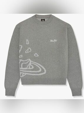 Broken Planet Heather Grey Knit Sweater
